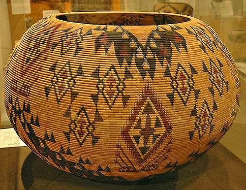 Basket-weaving is one of the oldest known Native American crafts-- there are ancient Indian