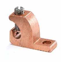 Mechanical Connectors Copper Lay-In Lug Connectors Ideal for swimming pool grounding applications Carries DB marking for direct burial Open-faced design enables installer to quickly lay-in grounding