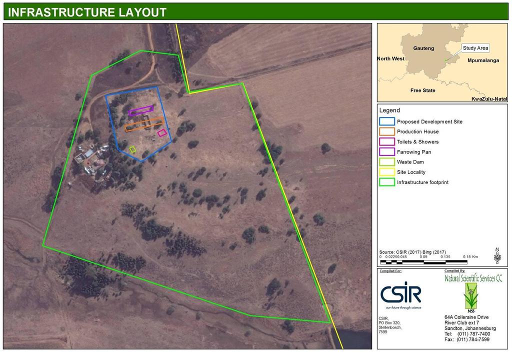 EcoScan for Pig Facility on Portion 15 of the Farm Bultfontein 192, Nigel Figure 6-2 Location