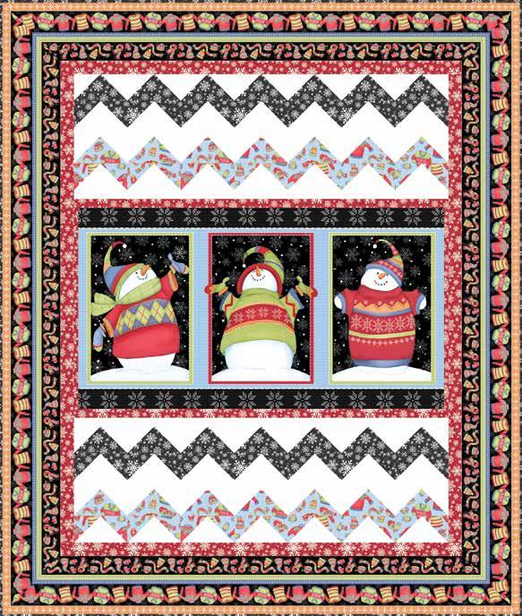 inished Quilt Size: 58 x 68 ½ 49
