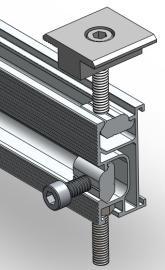Rails and modules can be installed through the top and