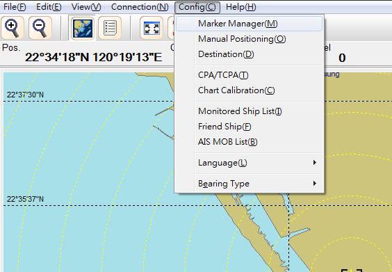 The application provides basic features to browse the relative positions of surrounding vessels and the dynamic and static information