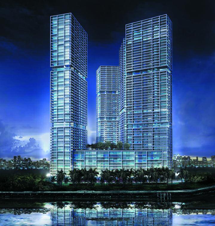 The ultimate address ICON Brickell is surrounded by parks, Biscayne Bay and Brickell Avenue.