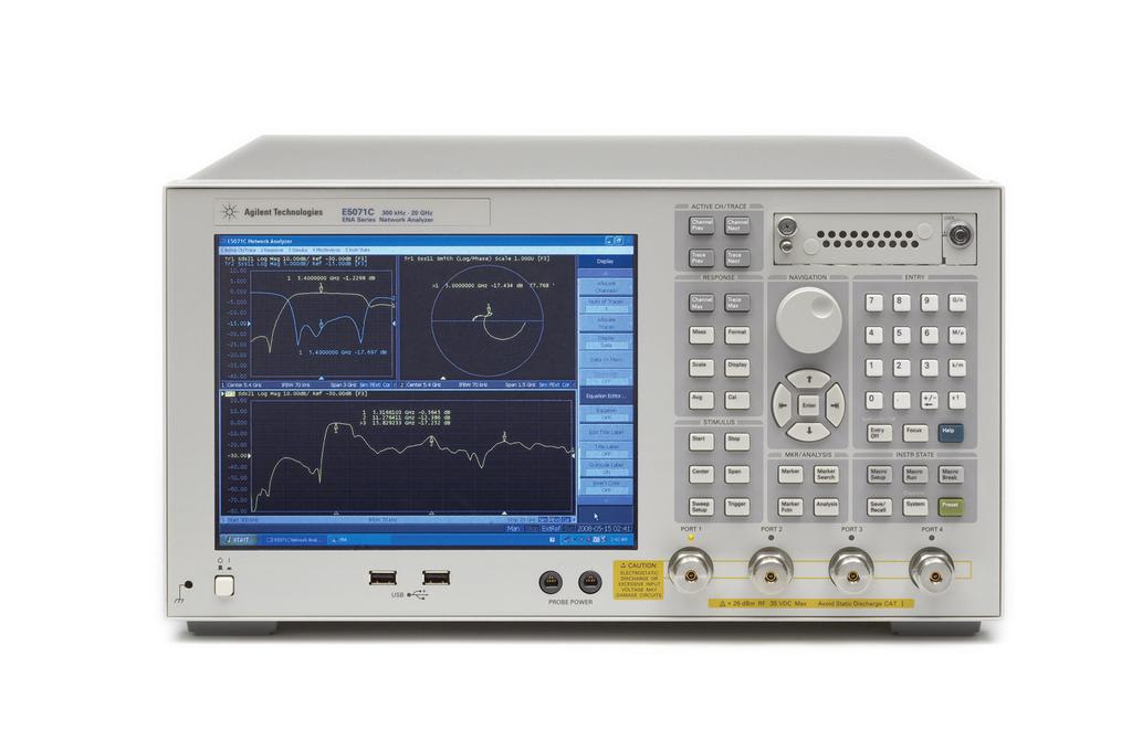 UWB Antenna Measurements with the 20 GHz E5071C ENA Network Analyzer Application Note Minimize cost of test with the 20 GHz ENA s high