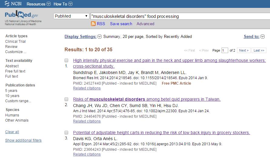 PubMed Example