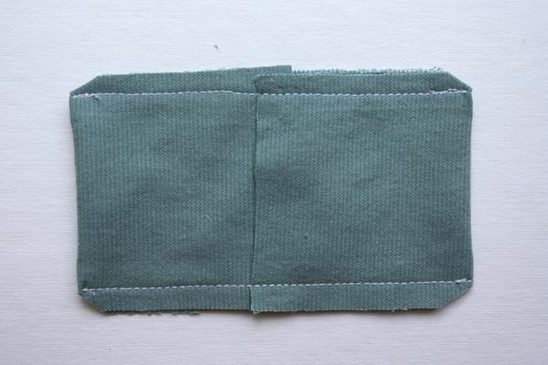 ends using a ¼ seam allowance, backstitching at the