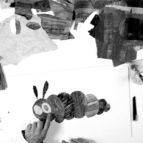 imagination! Eric Carle in his studio 1. 2.