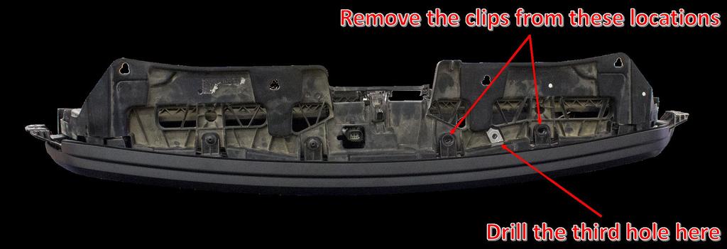 19. Remove the two clips referenced in (Fig R).