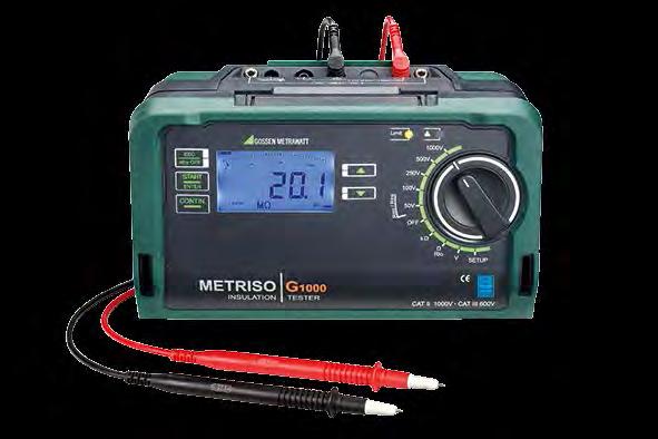 and Low Resistance Measuring Instruments METRISO G500MM Please refer to the