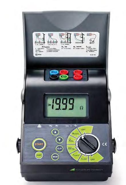 Methods This battery powered measuring instrument can also be used to ascertain or measure soil resistivity and ohmic resistance in accordance with the current-voltage