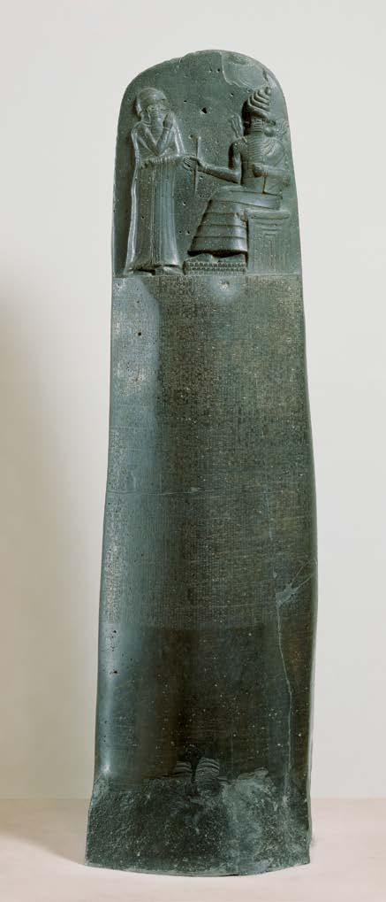 19. The Code of Hammurabi. Babylon (modern Iran). Susian. c. 1792 1750 B.C.E. Basalt.