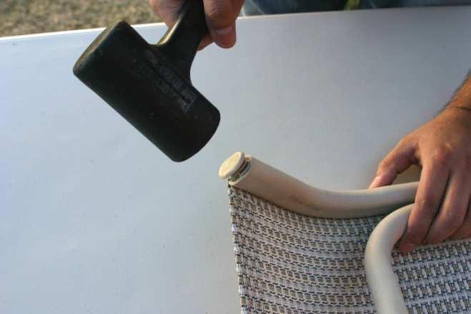 Remember, if any end caps break during re-installation, Chair Care Patio offers