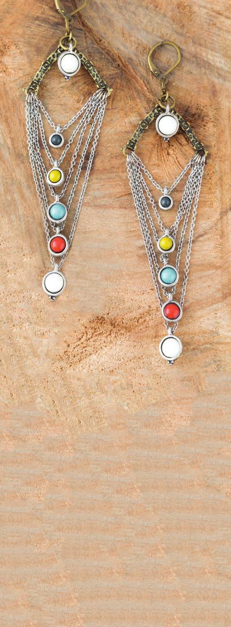 AZTEC YOU LIKE IT Earthy mixed-media beads and Aztec-inspired pendants give your handmade jewelry a healthy dose of grass-roots charm.