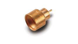 GPPO Product Characteristics 1 Impedance: 50 Ohms Product Examples B007-M43-01-TAB-R Frequency: DC to 65 GHz VSWR: 1.10:1 to 26.5 GHz typical; 1.30:1 typical to 65 GHz NOTES: 1.