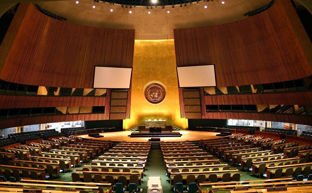 General Overview of Topic: UN Perspective I UNGA hall at the UN s headquarters in New York Source: Wikimedia Commons The