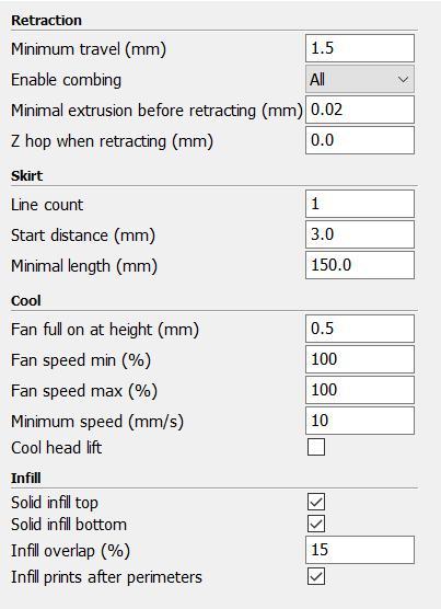 Additional Parameter Setting of Slicing (It is applicable to professional printing effect contrast.