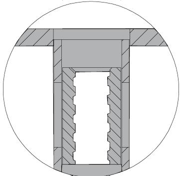 This type of assembly guarantees the tight connection required for table forms. Fig. 9.