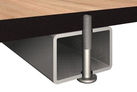4.4 Table tops Compact laminate is very well-suited for table top applications, for example in offices, conference rooms, schools, and workshops.