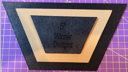 Go to www.winnerdesigns.com Videos page to watch video. Basic Directions for Using Winner Designs Get a Grip Half Hexie Templates Hexagons are in!