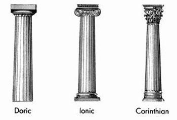 Classical The Pediment is the. Architecture style columns sit directly on the ground with out a base or pedestal.