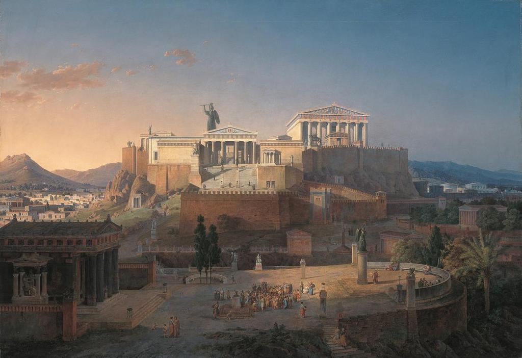 The is a former temple on the,, dedicated to the goddess, patron goddess to the people of Athens.