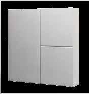 Clear White Lami Frosted OTHER MODERN SERIES STYLES * ¹ 8 " Reveal TM door styles shown