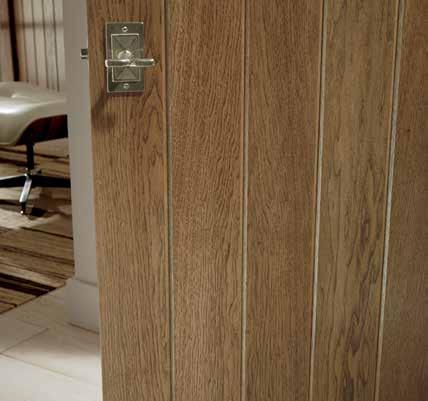 STANDARD OR WIDE PLANK SIZES THE PLANK DOOR FINISHING TOUCHES Our plank doors are available with a carefully