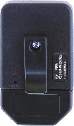 This is accomplished by CREATE Button using a paper clip or probe to press the CREATE button on the board Figure 5: CREATE Button Access through the hole in the back of the case.