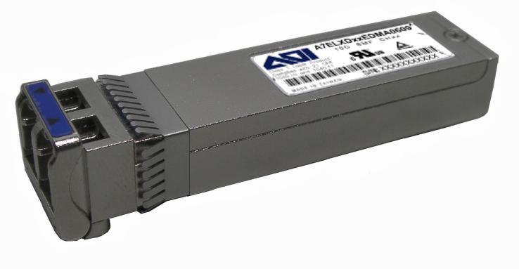 Features Applications SONET OC192 / SDH STM64 (9.953Gbps) 10 Gigabit Ethernet (10.3125Gbps) SFP+ Type Dual LC Transceiver EML Laser PIN Photo Detector 40Km transmission with SMF 3.