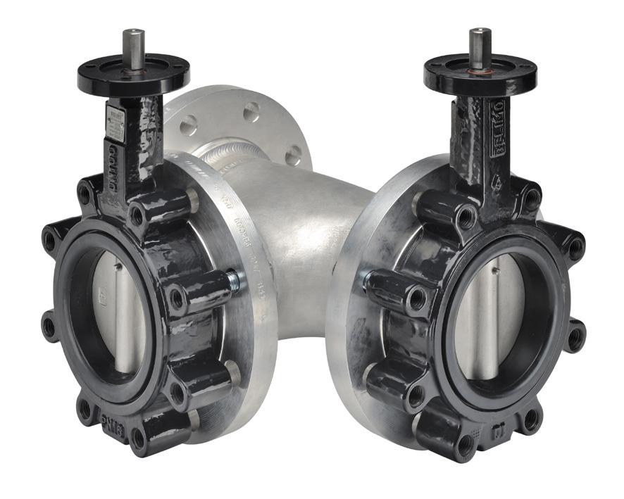 F80HD, 3, 3-Way utterfly Valve Resilient Seat, 304 Stainless Steel Disc pplication Valve is designed for use in NSI flanged piping systems to meet the needs of bi-directional high flow HV hydronic