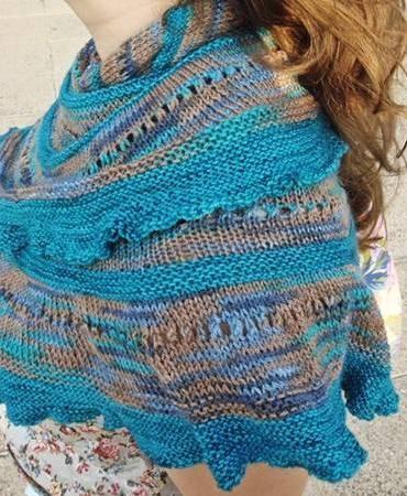 Small differences in gauge are fine for this project, however your gauge will affect the size and drape of the finished shawl, as well as the amount of yarn you'll