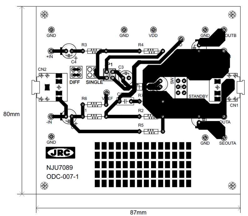 NJU789 7. PCB layout In order to demonstrate the performance of IC, it is necessary to design a PCB appropriately.