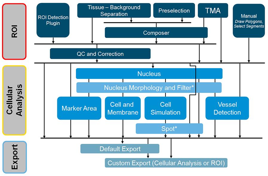 Tutorial 1: Composer and Nuclear Markers Figure 2: Overview of available modules (classification modules are not shown).