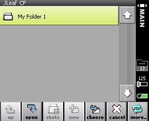 Select a Folder for Your Shot 11 Select a Folder