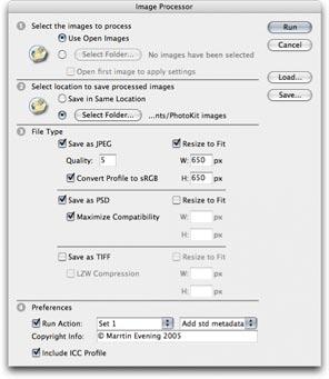 Automation Along with the interface refinements and better optimization, several improvements have been made to the automation features in Photoshop, that are designed to make Photoshop run faster