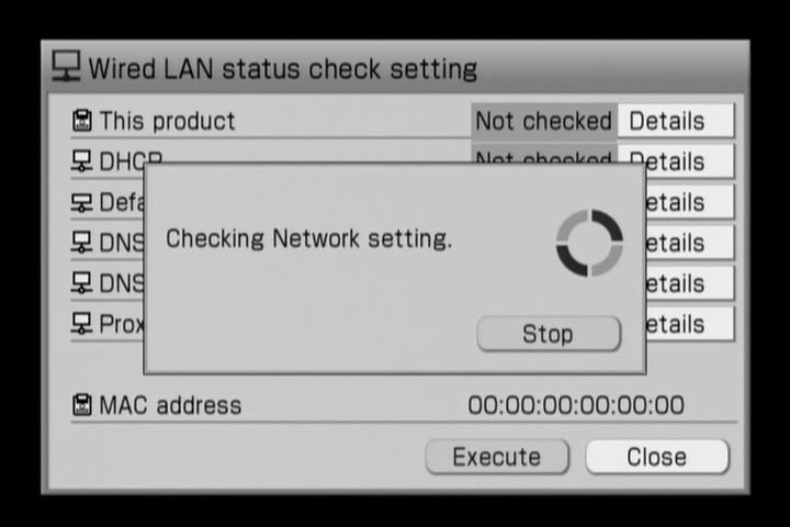 Selectaţi [LAN] - [Wireless]. Selectaţi [Wireless LAN setting]. Selectaţi [Access point setting] - [Search for available access point]. Selectaţi access point-ul din rezultatele căutării.