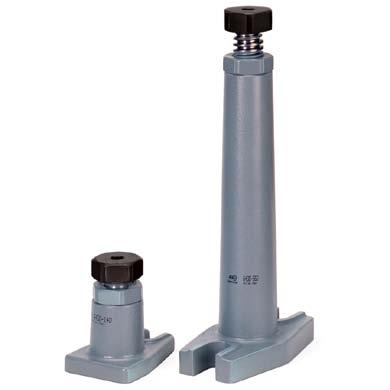 Atlas screw jack with counter nut No. 6430S Atlas screw jack with counter nut Centring hole dia. 12 mm. Spindle complete: tempering steel with trapezoidal thread. Spindle head blued.