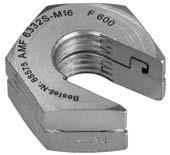Quick-action clamping nut without collar No. 6332S Quick-action clamping nut without collar hardened and zinc-plated, strength class 6.