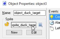Change the name to object_duck_target and the sprite to the target duck sprite.