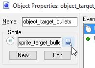 Make an object_target_bullets Make it the same as the target object, but when left button is pressed on it, we want to add three lives (bullets) instead of giving points.
