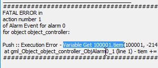 Also in Create, set Alarm 0 to 30 steps Thus Alarm 0 will go off after 1 second (30 steps) Add an Alarm 0