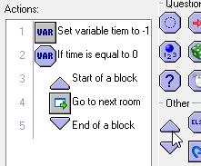 Although the previous version would work fine, I recommend you always use the start block and end block actions (from control tab) after a conditional.
