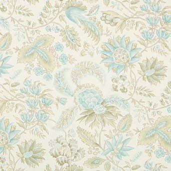 BR-70795-113 Aqua Also available in Pebble (11), Canary (14), Spring (23) GAUTIER PRINT First introduced as Panjore, a Brunschwig & Fils documentary cotton chintz print and wallpaper in the 1960s,