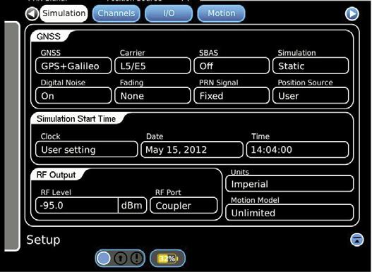 Figure 6 Figure 8 9. On both GPSG-1000 units Menu Bar select Simulation. On the Simulation screen PVT fields set the Latitude, Longitude, and Altitude fields to the same values. See Figure 7. 11.