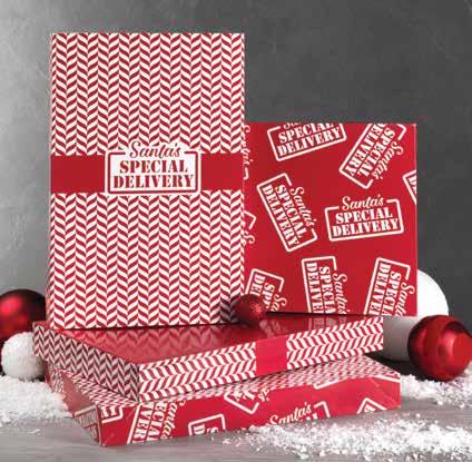 6215 Special Delivery Gift Boxes, Set of 6 Juego de 6 Cajas para Regalos para Envio