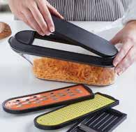 coarse grating, and ceramic slicer fit neatly