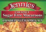 Certified Gluten-Free coconut macaroons. No preservatives.