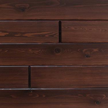 Cypress is a durable wood and produces a naturally