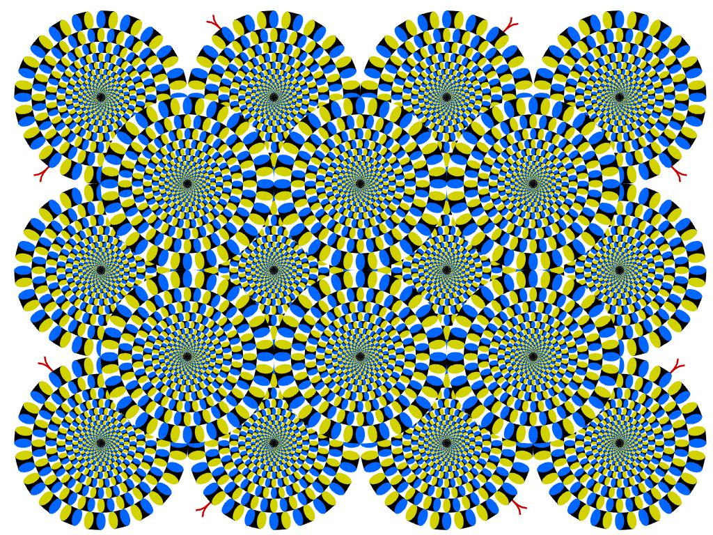Visual illusions Motion related