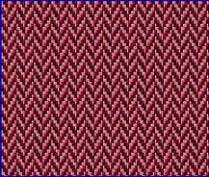 2/2 Right Hand Twill Variations Herringbone Drawing-in Draft Weave Chain Plan